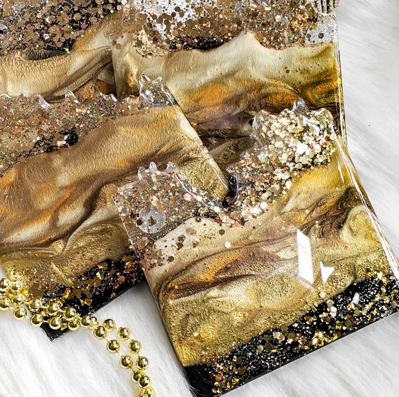 MADE TO ORDER, Resin Geode Coastets - Picture 4 of 10